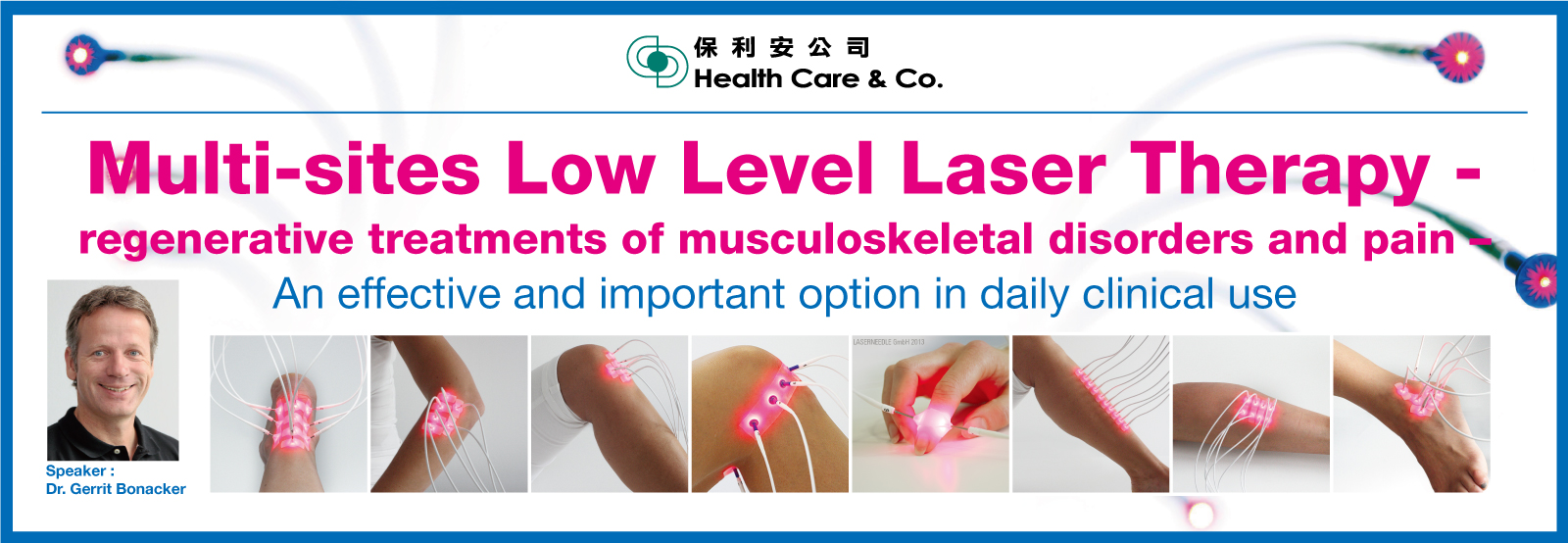 Workshops: Multi-sites Low Level Laser Therapy –  Regenerative treatments of musculoskeletal disorders and pain